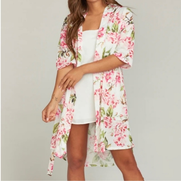 Show Me Your Mumu Brie Robe Garden of Blooms One‎ Size - Picture 1 of 9
